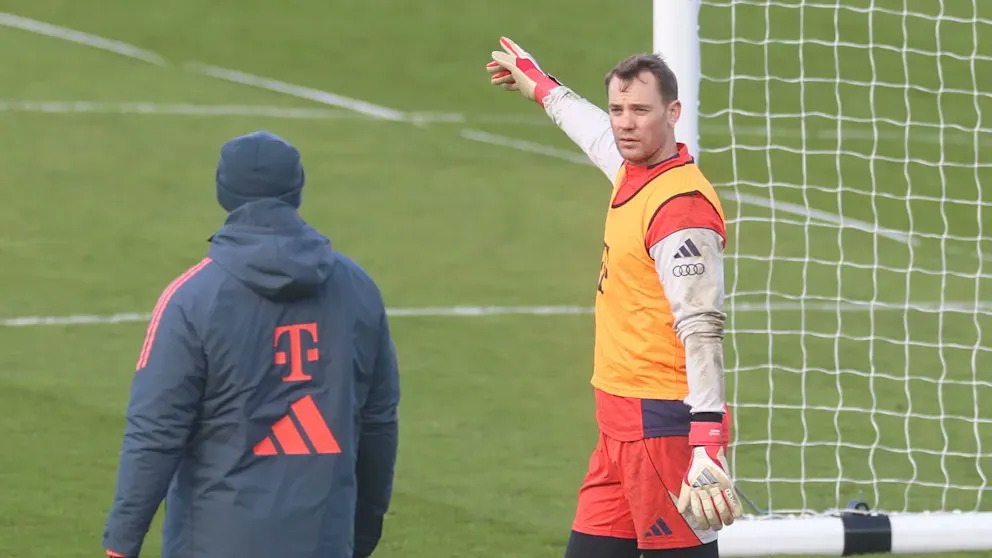 图片报：诺伊尔缺席训练能否出战本轮联赛存疑；凯恩能复出